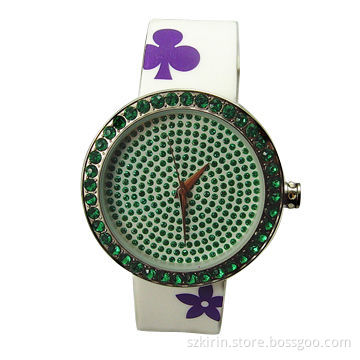 Latest Fantastic Fashion Watch, Metal Alloy or Stainless Steel Case with Diamond